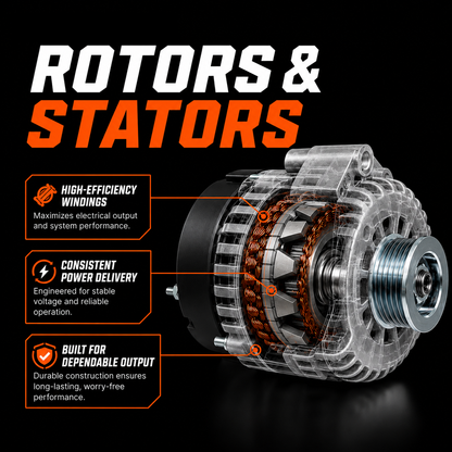 12V 145A Alternator fits GMC Yukon XL Chevrolet Tahoe Silverado 1500