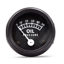 Front view of 9N9273A oil pressure gauge for Ford tractors 8N, 9N, and 2N