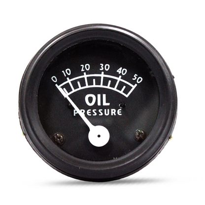 Front view of 9N9273A oil pressure gauge for Ford tractors 8N, 9N, and 2N