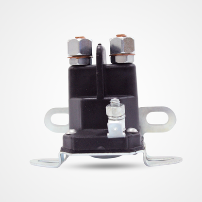 Rear view showing electrical terminals of John Deere AM105171 solenoid