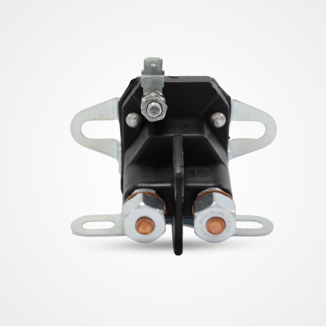 Top mounting view of 12V solenoid switch fits John Deere 691656