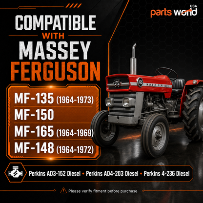 12V 2,2kW Anlassermotor passend für Massey Ferguson MF-135 MF-150 MF165
