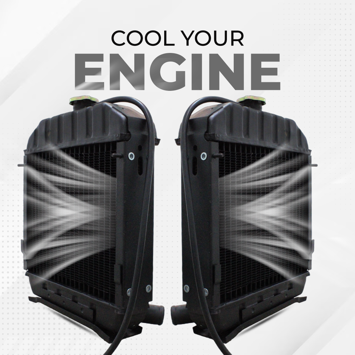 Copper Radiator fits Kubota Tractor B6100, B7100, B6100DP (NON HST)