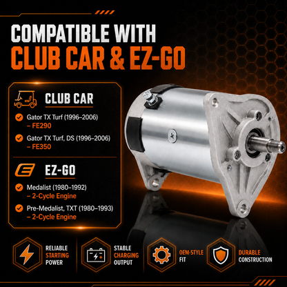 12V 23A Startergenerator passend für Club Car DS, Precedent, Carryall