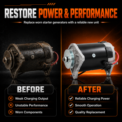12V 23A Starter Generator fits Yamaha G2 G5 G8 G9 G11 G14 (1985-96)