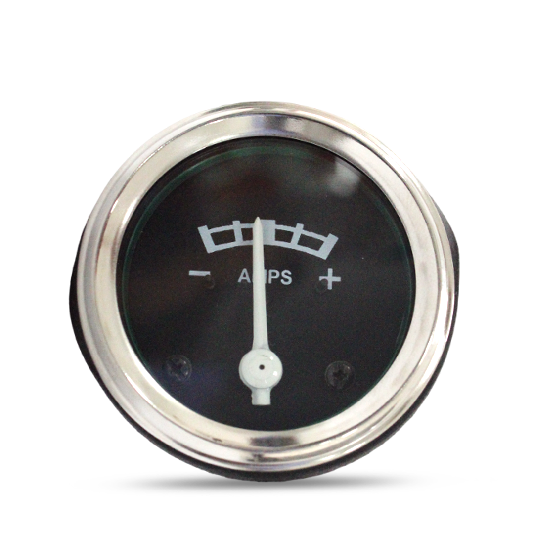 Front view of A0NN10670A ammeter gauge for Ford 2N 8N 9N tractors showing voltage indicator