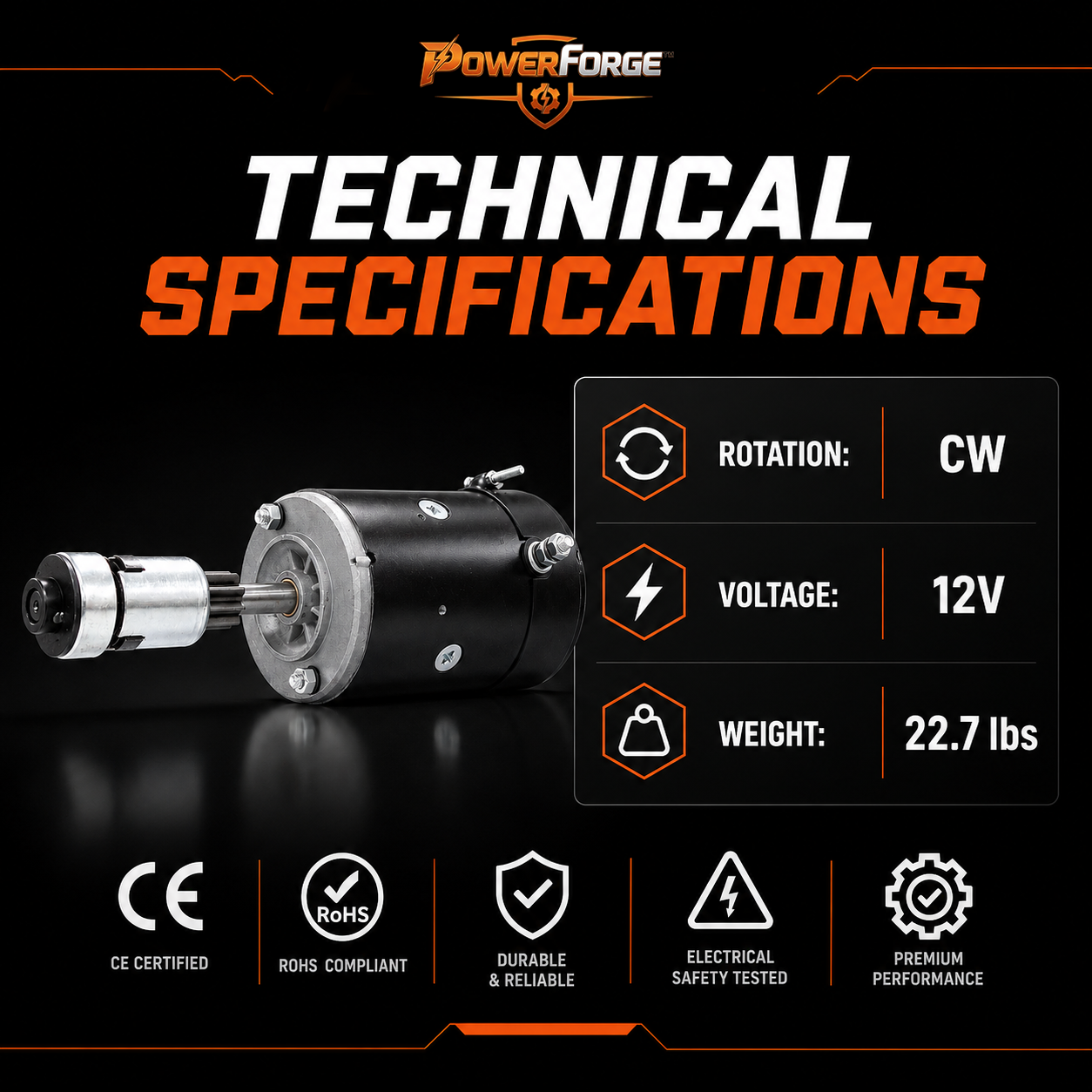 6V Starter Motor fits Ford 8N, 9N, 2N (1939-1952)