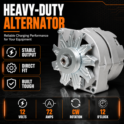 12V 72A Lichtmaschine passend für Allis Chalmers 7000 7010, FORD 296C (1985-1992)