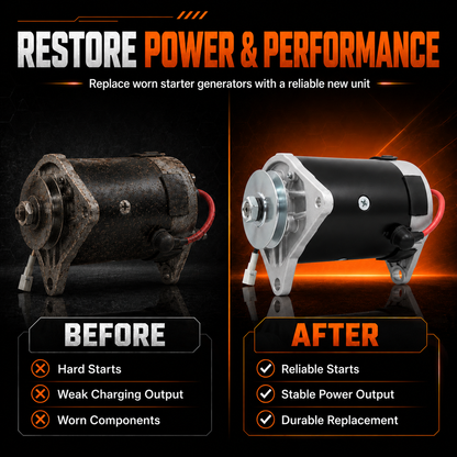 12V 15A Starter Generator fits Yamaha G16A Ultima (1996-2002)