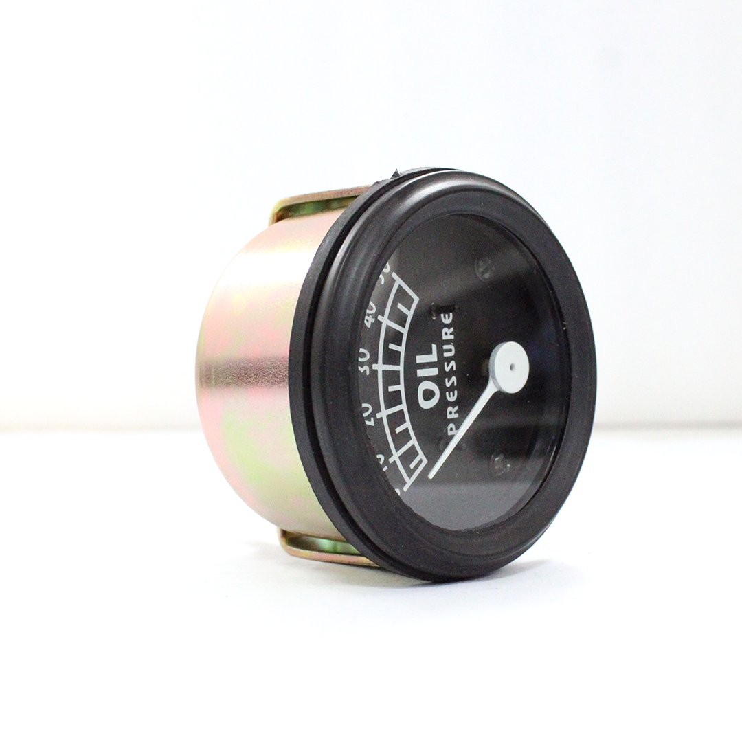 Side profile of 9N9273A oil pressure gauge for Ford and Massey Ferguson tractors