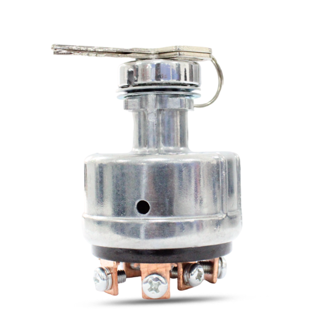 Ignition switch with key for John Deere 155, 180, and 1300 series tractors