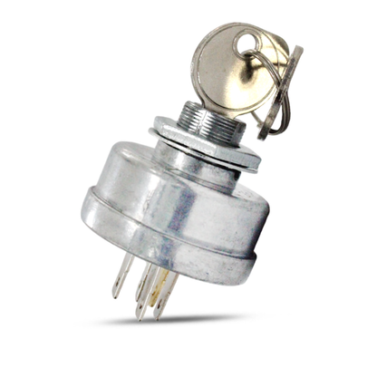 Side view of ignition switch AM32318 compatible with John Deere 212, 214, and 216 tractors
