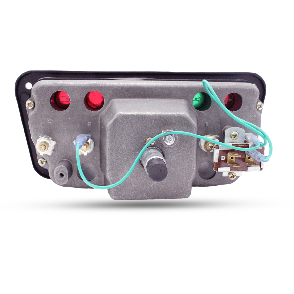 CSNN10849L gauge cluster installed on Ford tractor dashboard panel
