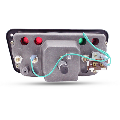 CSNN10849L gauge cluster installed on Ford tractor dashboard panel
