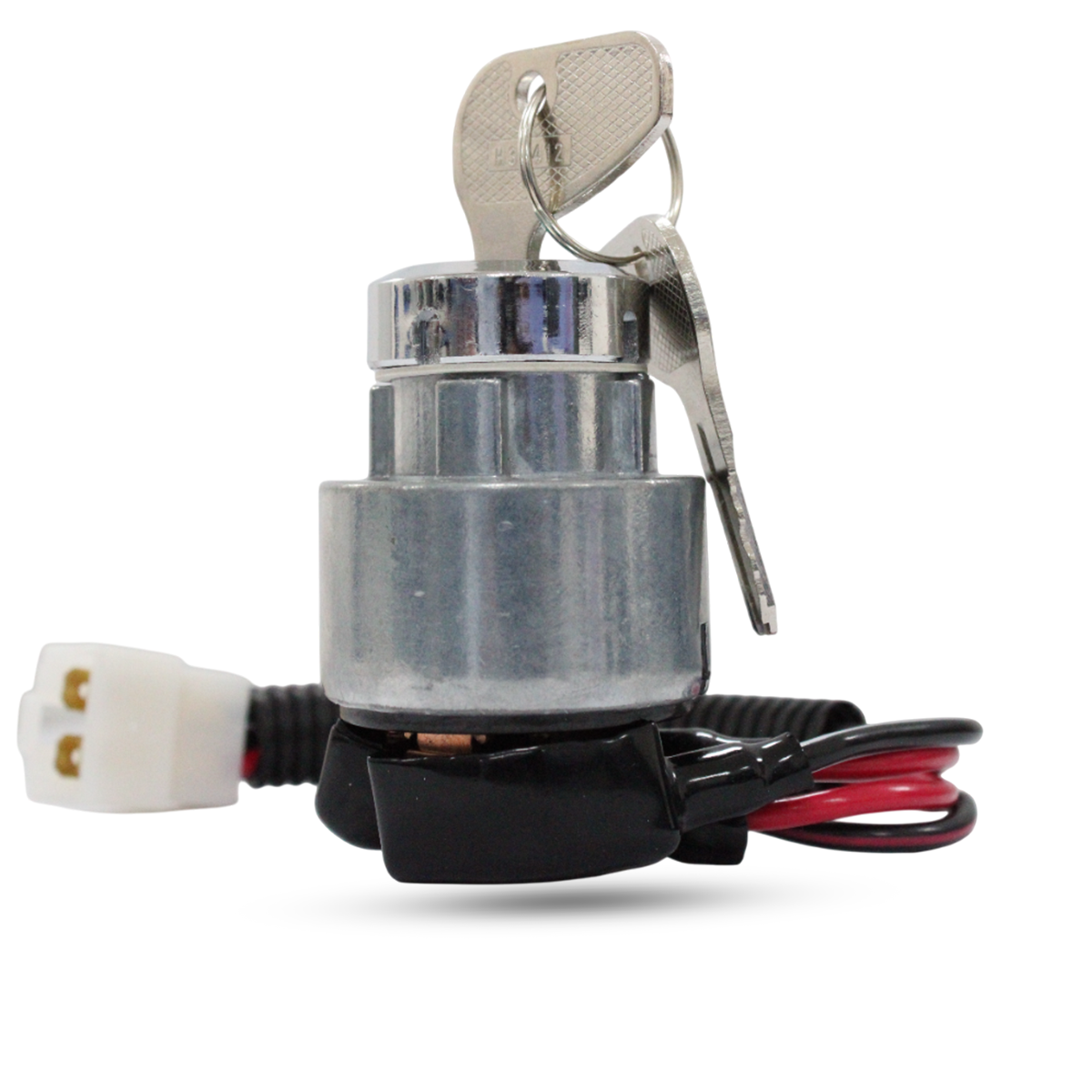 Side view showing wiring and connectors of Kubota ignition switch for L3200 series