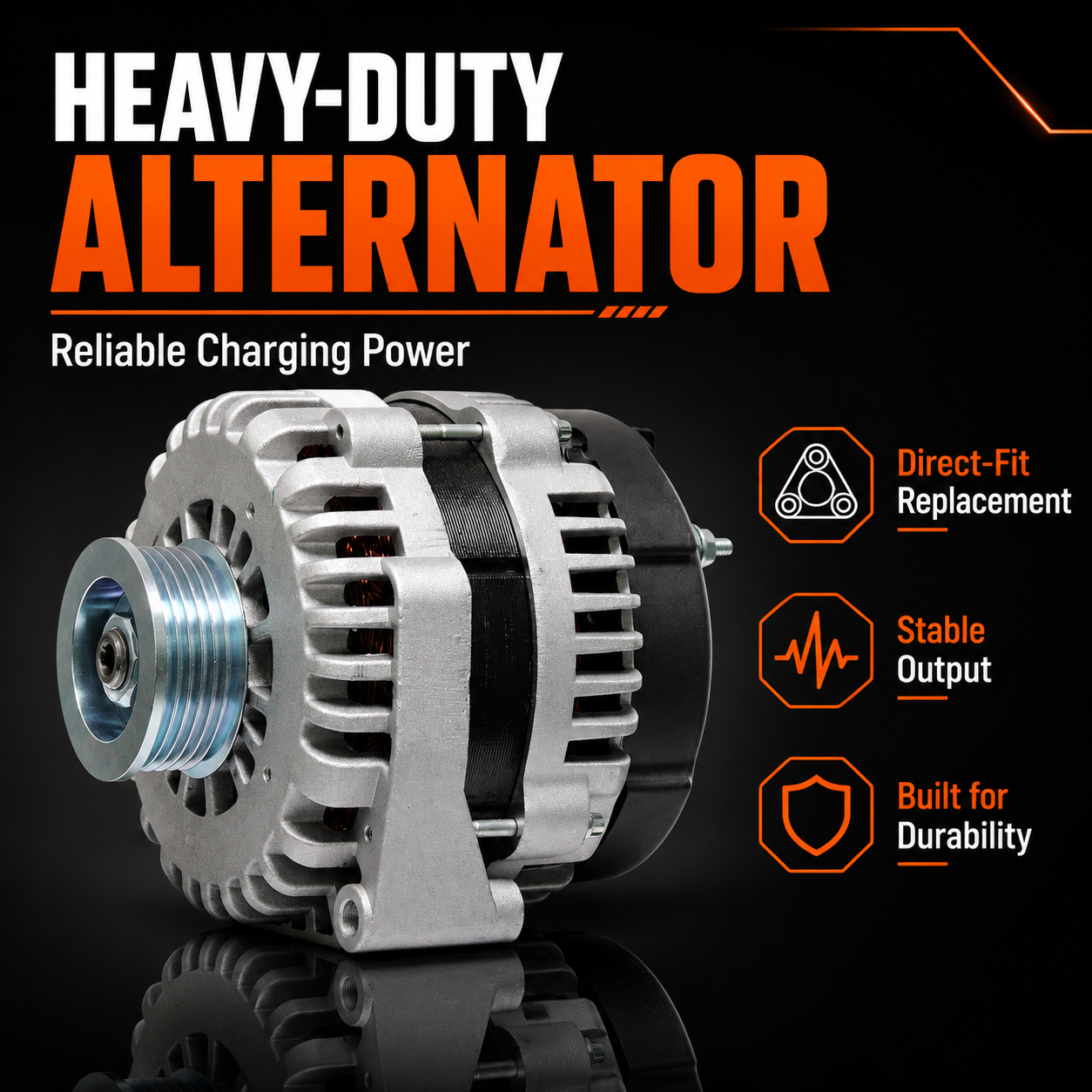 12V 160A  Alternator fits GMC Sierra 1500 Yukon 15093928 15857608