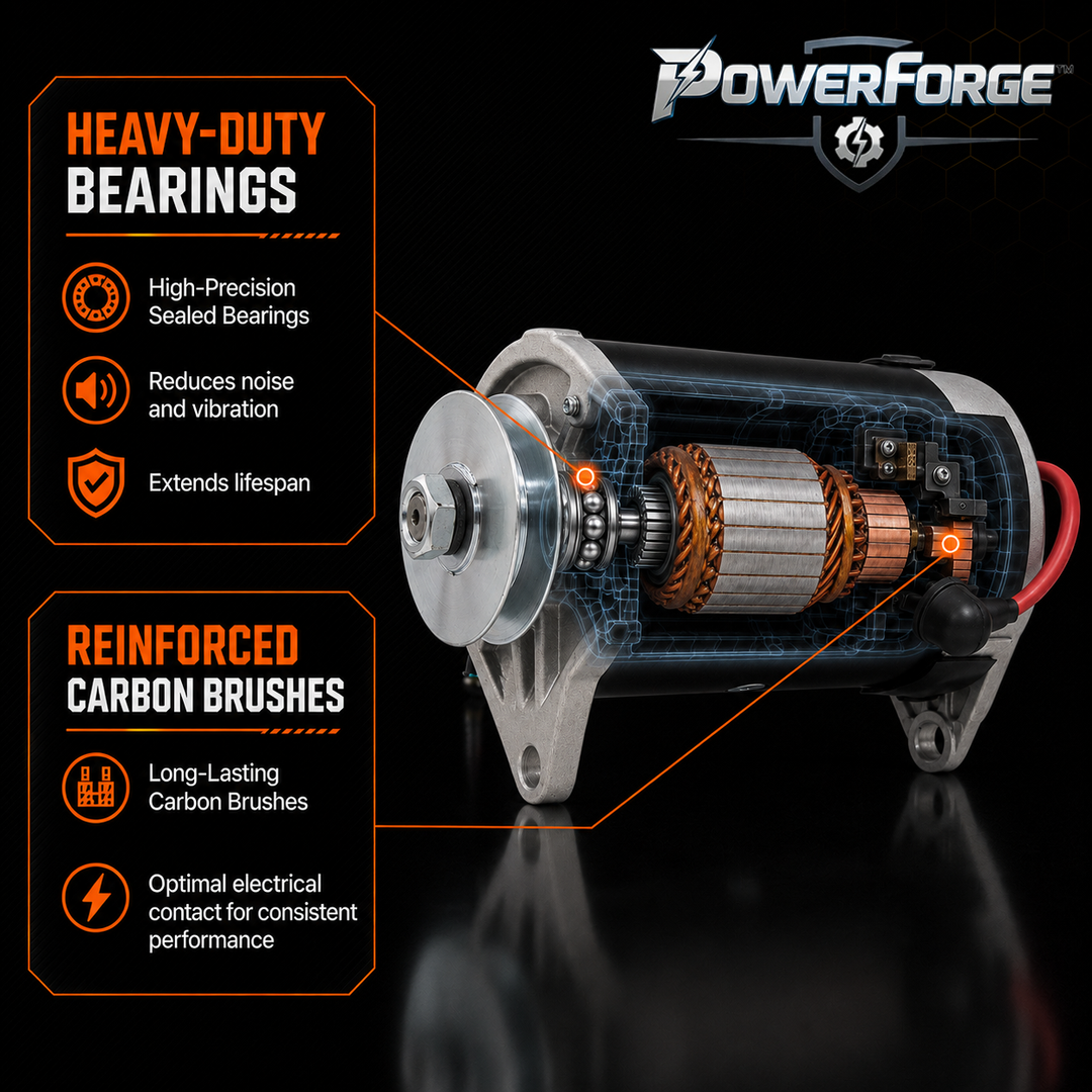 Heavy-Duty Bearings | Reinforced Carbon Brushes