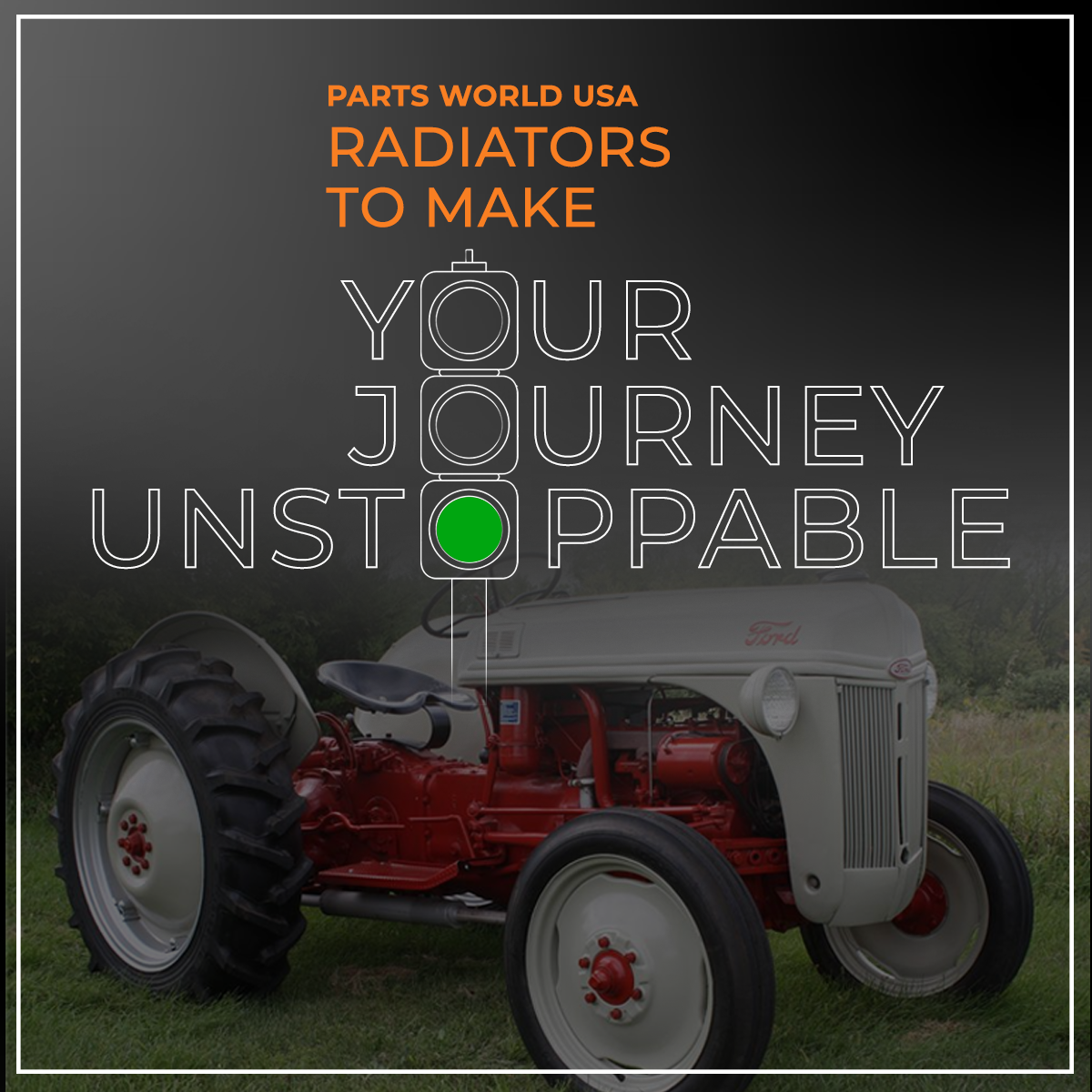 Copper Radiator fits Ford Tractor 2000 2600 3000 3400 3500 4000