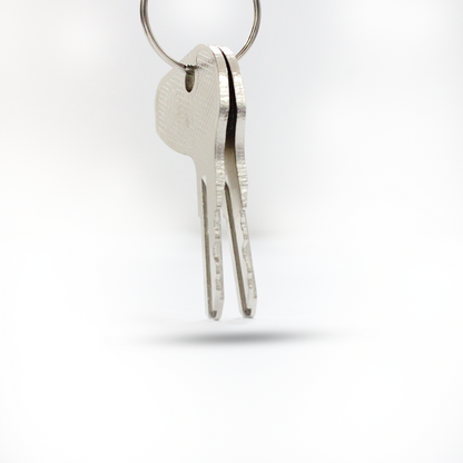 Close-up of ignition keys compatible with Kubota L2501, L3000, and other models