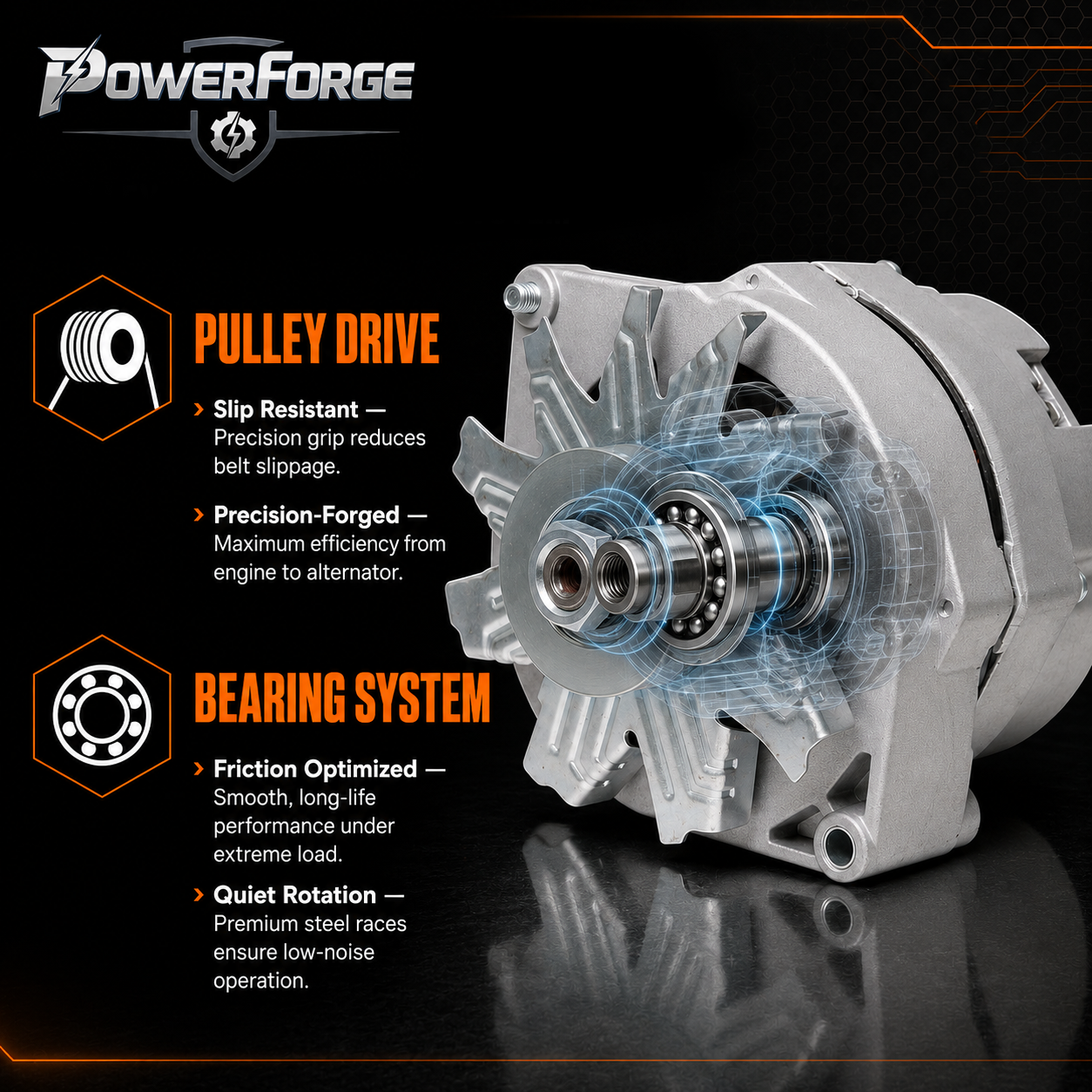 12V 72A Lichtmaschine passend für Allis Chalmers 7000 7010, FORD 296C (1985-1992)