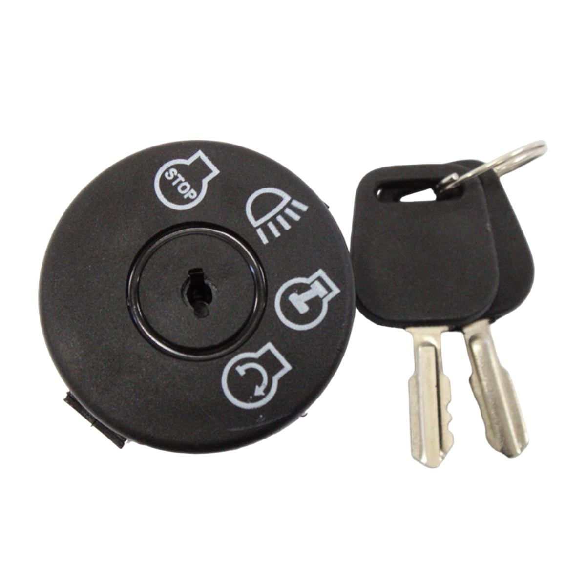 Detached keys and lock cylinder of 532175566 lawn mower ignition switch