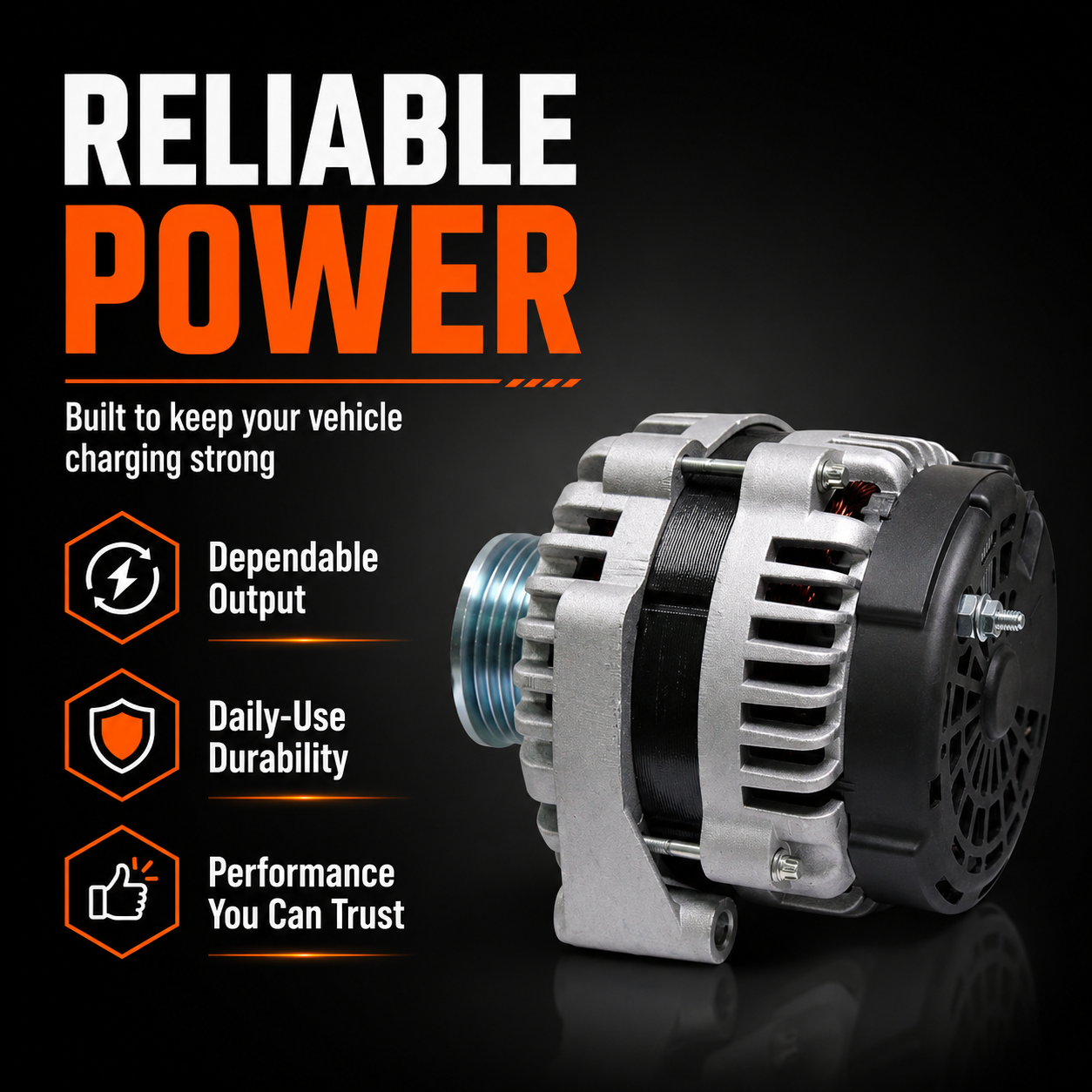 12V 160A  Alternator fits GMC Sierra 1500 Yukon 15093928 15857608