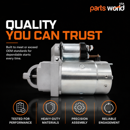 12V 1.5kW Starter Motor fits GMC Chevy Buick Chevrolet Series