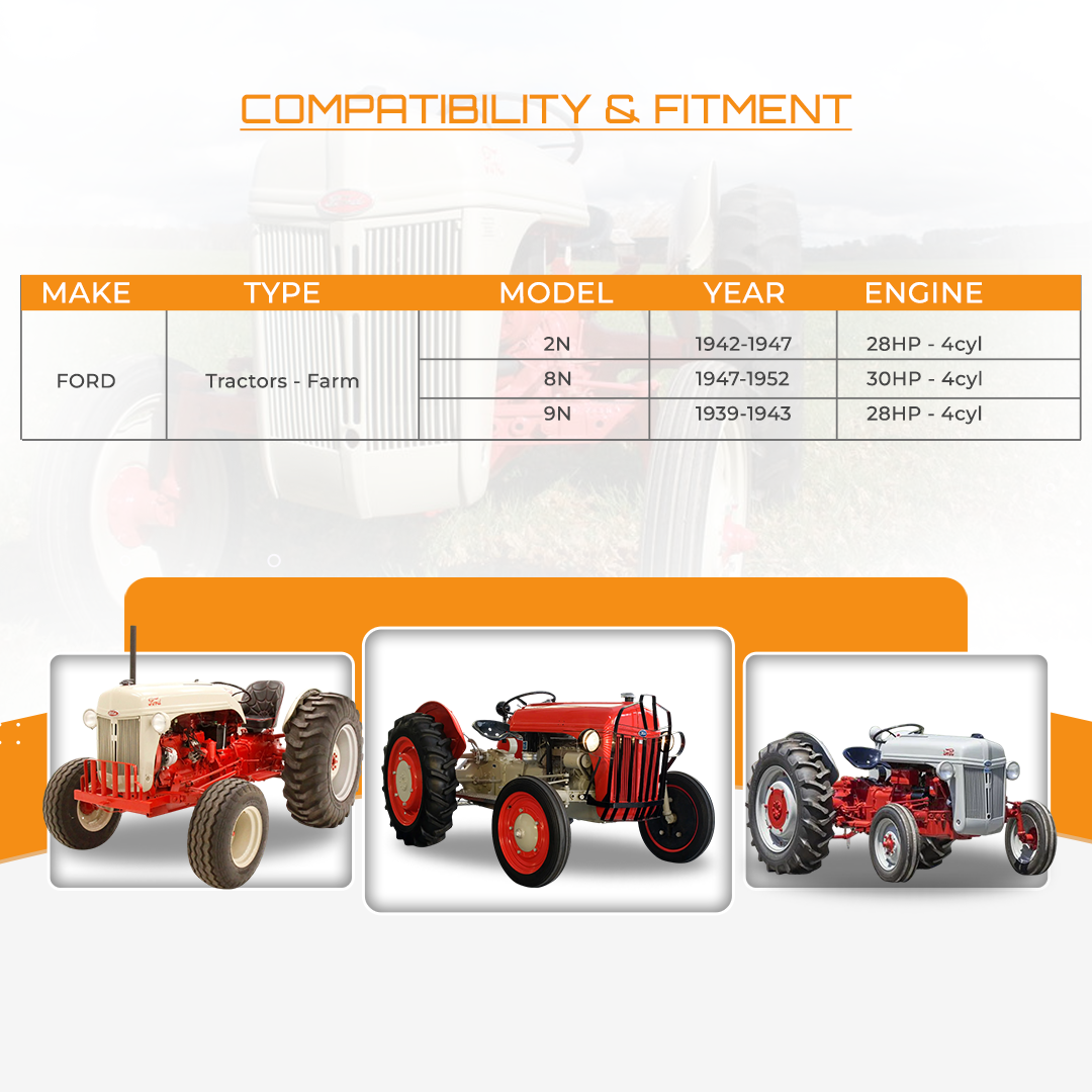 6V Starter Motor fits Ford 8N, 9N, 2N (1939-1952)