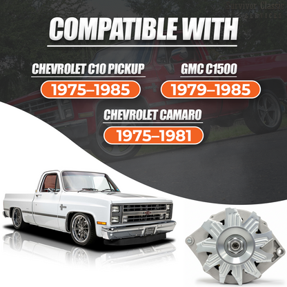 12V 105A Alternator fits Chevy GMC ADR 0151, 7127 SEN, 7127-SEN-100A1G