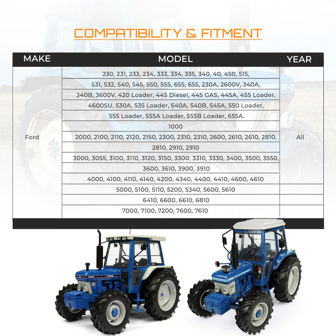 Cluster Gauge fits Ford 655A 6600 6610 6810 7600 E5NN10849BA