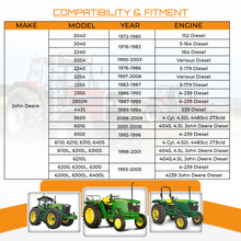 12V 3kW Anlasser passend für Massey Ferguson MF-399, MF-290, MF-375 (1983-1999)