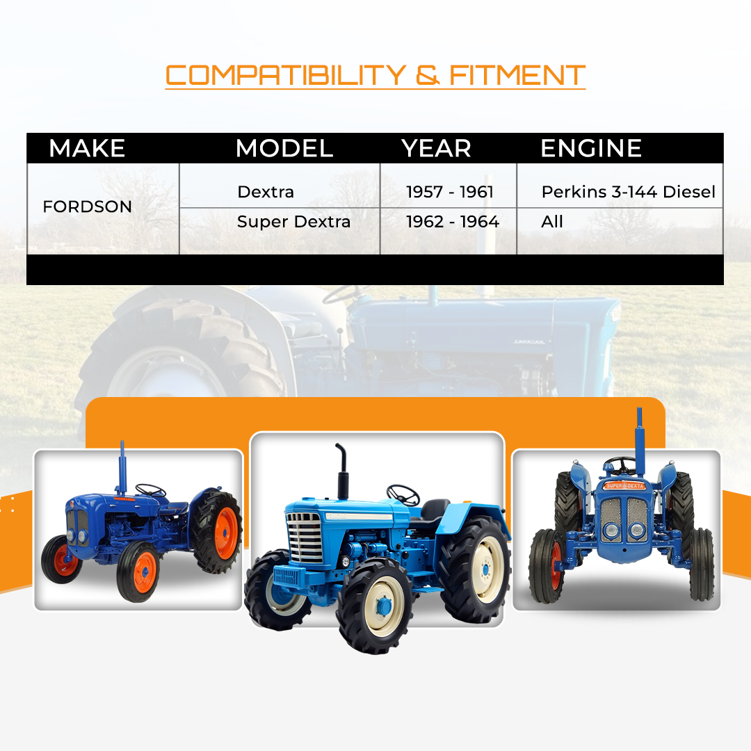 12V 2.2kW Starter fits Fordson Dexta 1957-1961, Super Dexta 1962-1964
