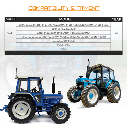 Gauge Cluster fits Ford 2610 2810 230A 340 3610 E5NN10849DA