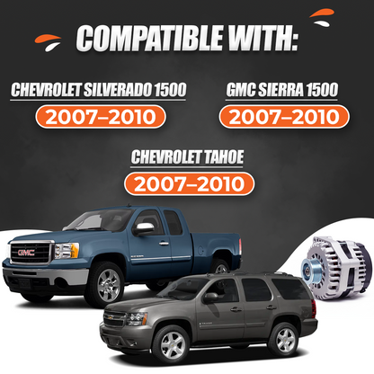 12V 145A Alternator fits GMC Yukon XL Chevrolet Tahoe Silverado 1500