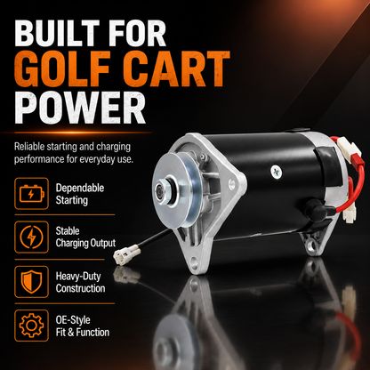 12V 15A Starter Generator fits Yamaha G16-G22, G29 (1996-Present)
