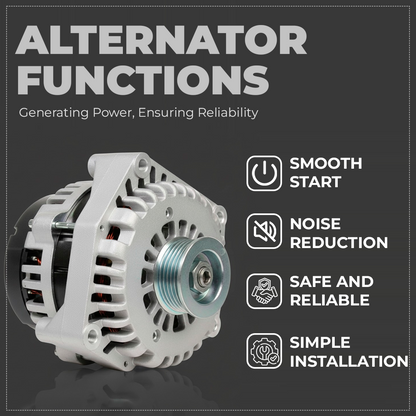 12V 145A Alternator fits GMC Sierra Chevrolet Silverado 1500 8237N