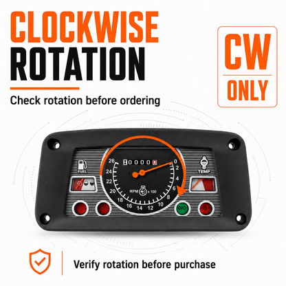 Gauge Cluster Fits Ford Tractor 5000 2000 3000 3400 C5NN10849L