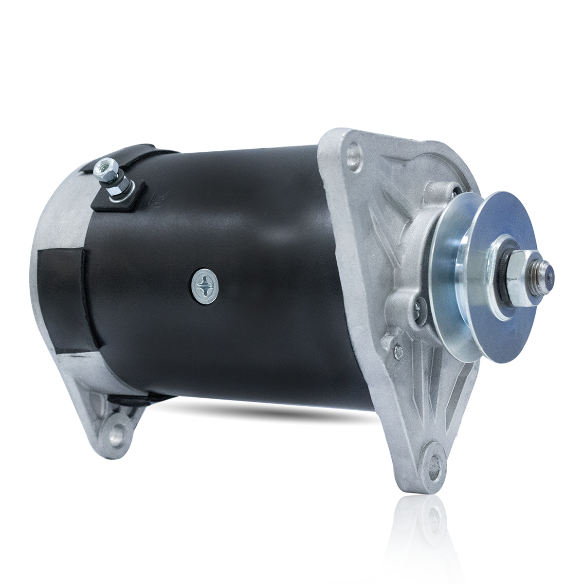 12V 23A starter generator angled view for EZ-GO Pre-Medalist and TXT golf carts