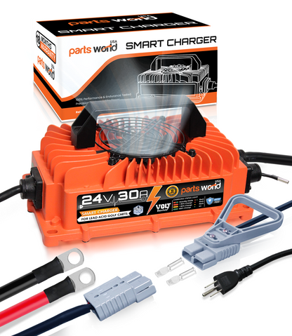 24V Forklift Battery Charger VoltRevive with Anderson Plug Connector
