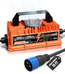 LithiumLogic™ 36V (Max 43.8V) 25A battery charger with M25 Plug