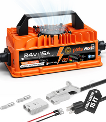LithiumLogic™ 24V (Max 29.2V) 15A battery charger with SB50 plug
