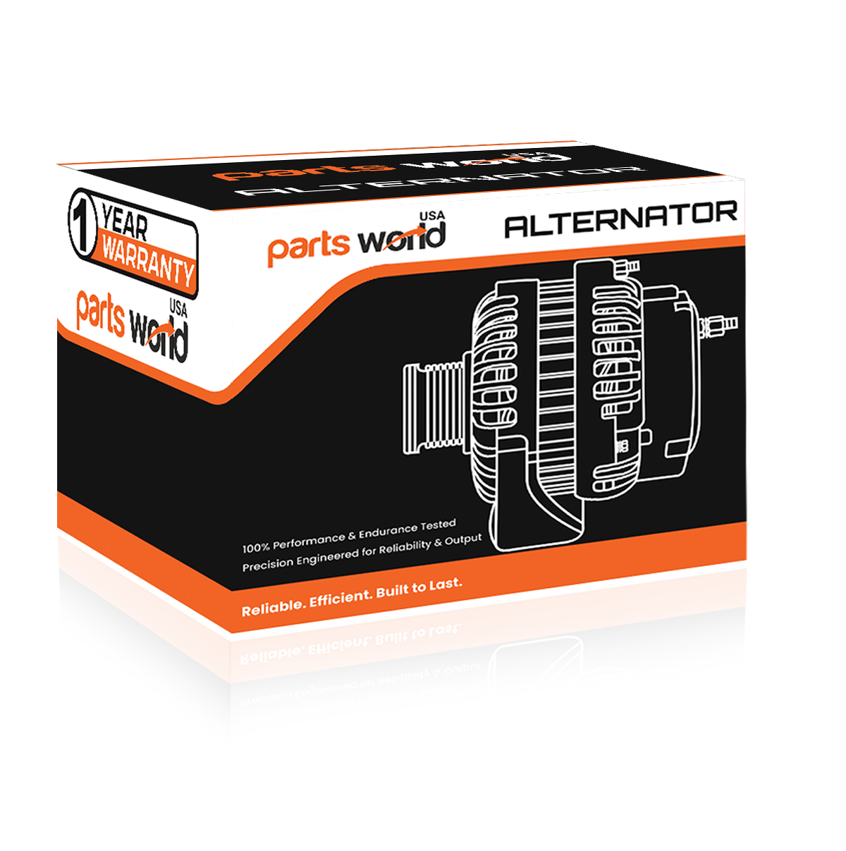 12V 63A Alternator fits GMC C15 Chevrolet C20 Buick Apollo (1973-1975)