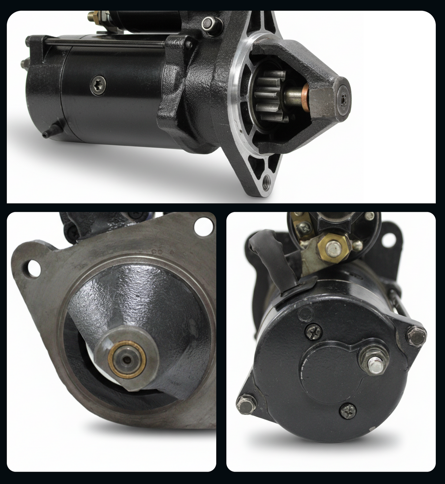 12V 3kW Anlasser passend für Massey Ferguson MF-399, MF-290, MF-375 (1983-1999)