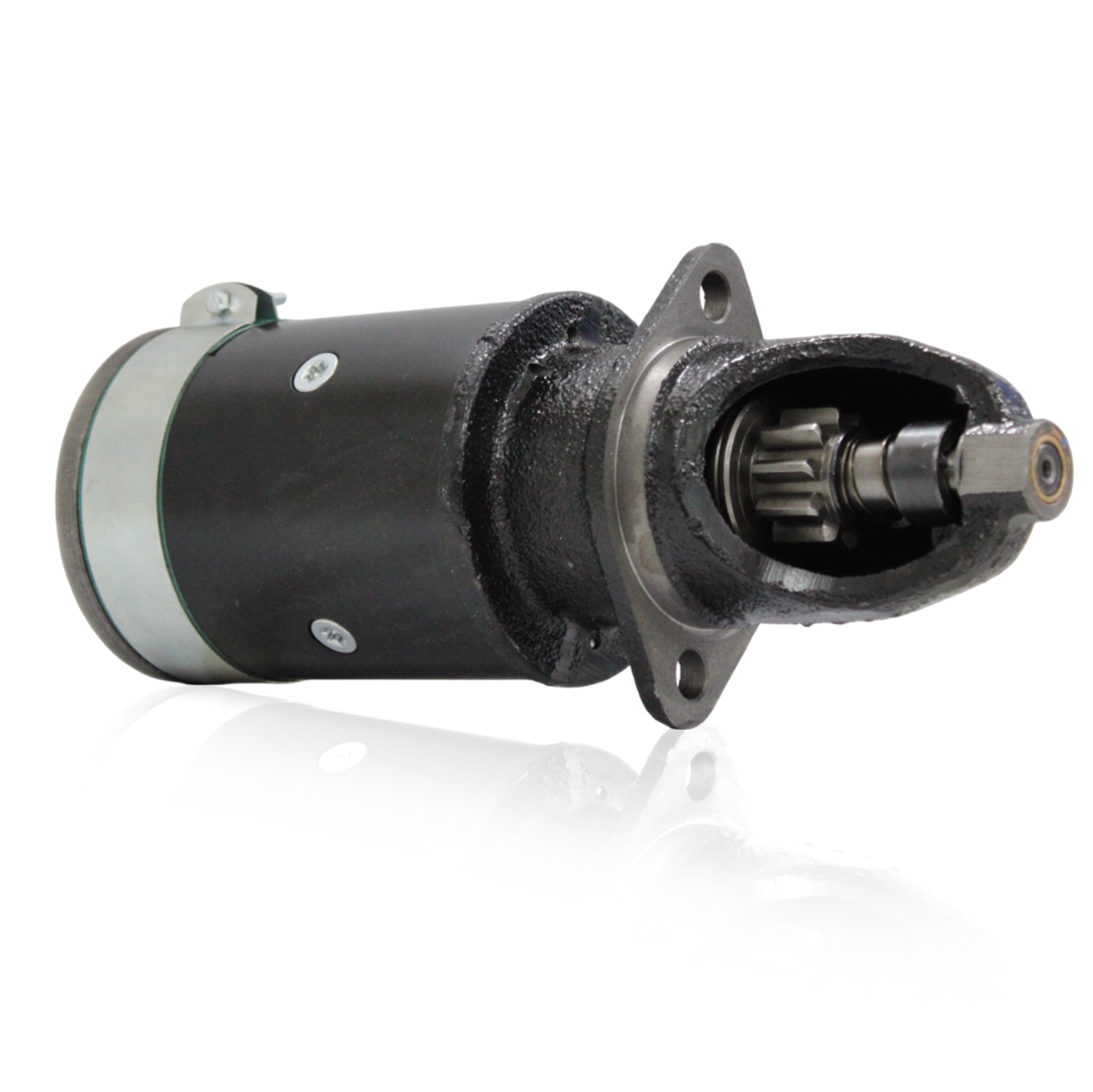  Top angle of 12V starter motor compatible with International Farmall tractors
