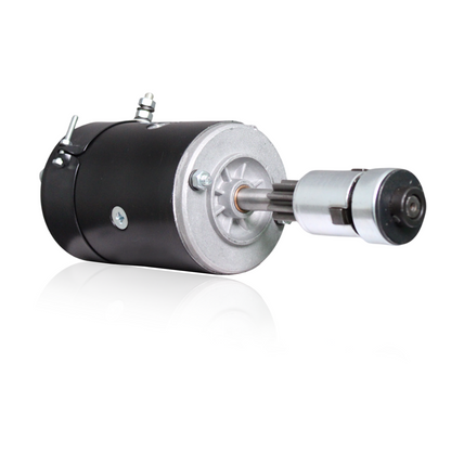 Black body 12V starter motor for vintage Ford 8N, 9N, and 2N tractors
