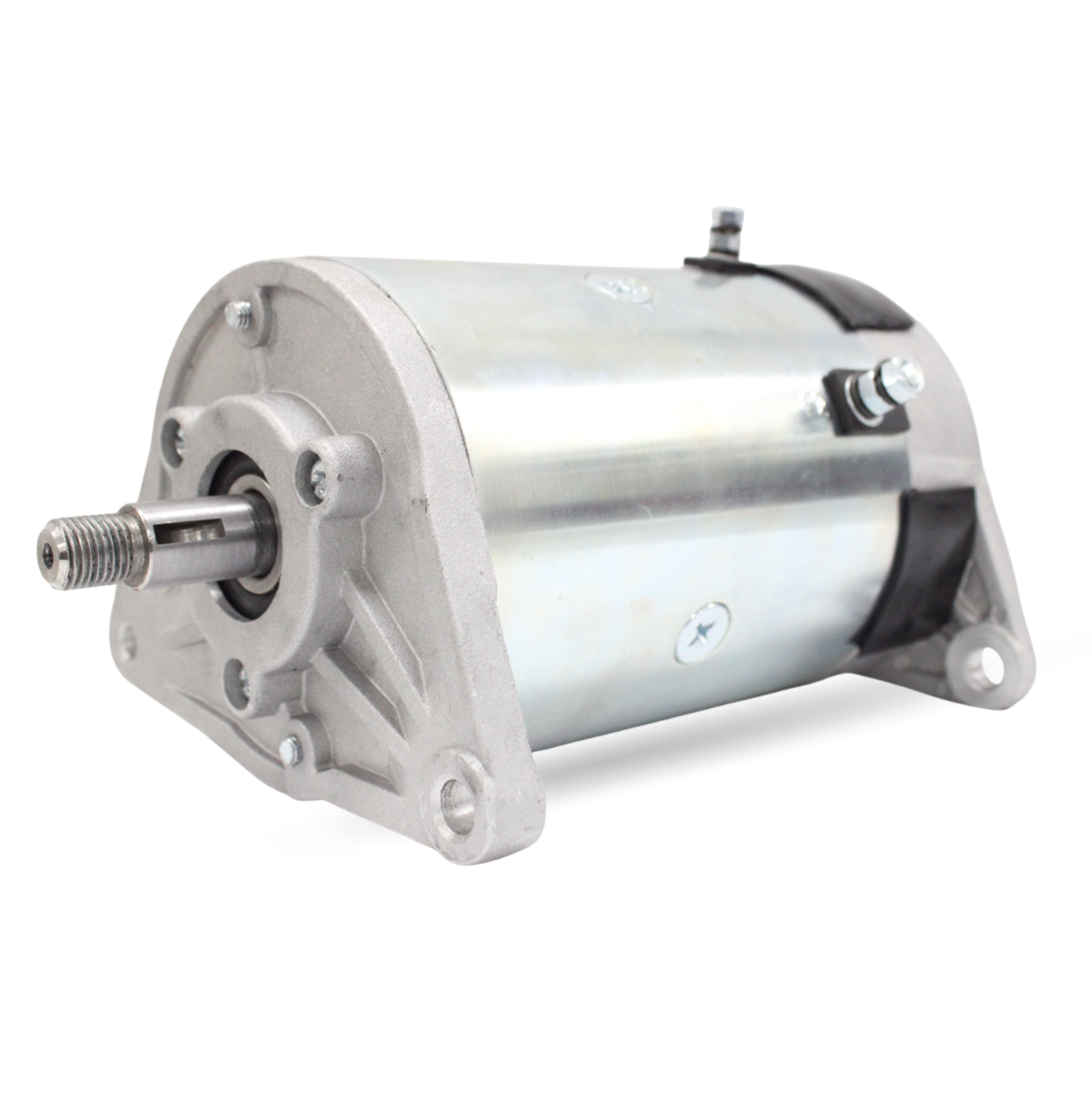  Parts World USA 12V starter generator displayed with branded retail packaging
Starter generator installation caution note provided by Parts World USA