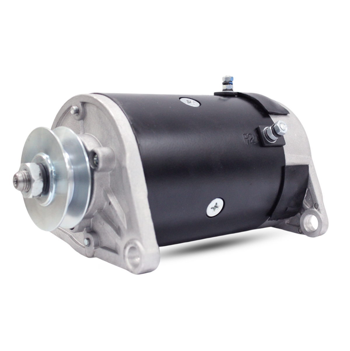 Caution and installation instructions for Club Car DS 12V 25A starter generator