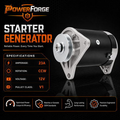 12V 23A Startergenerator passend für EZ-GO GXT Medalist MG2 TXT (1980-2008)
