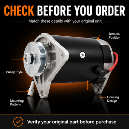 12V 15A Starter Generator fits Yamaha G16A Ultima (1996-2002)