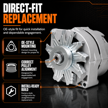 12V 72A Lichtmaschine passend für Allis Chalmers 7000 7010, FORD 296C (1985-1992)